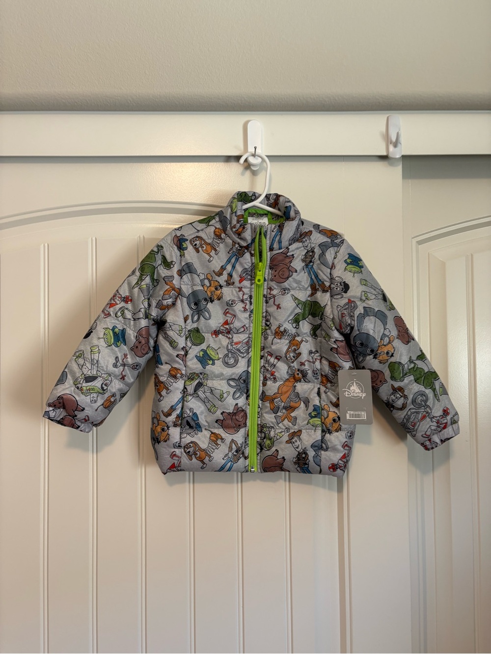 Disney Toy Story puffer jacket size 3T NWT